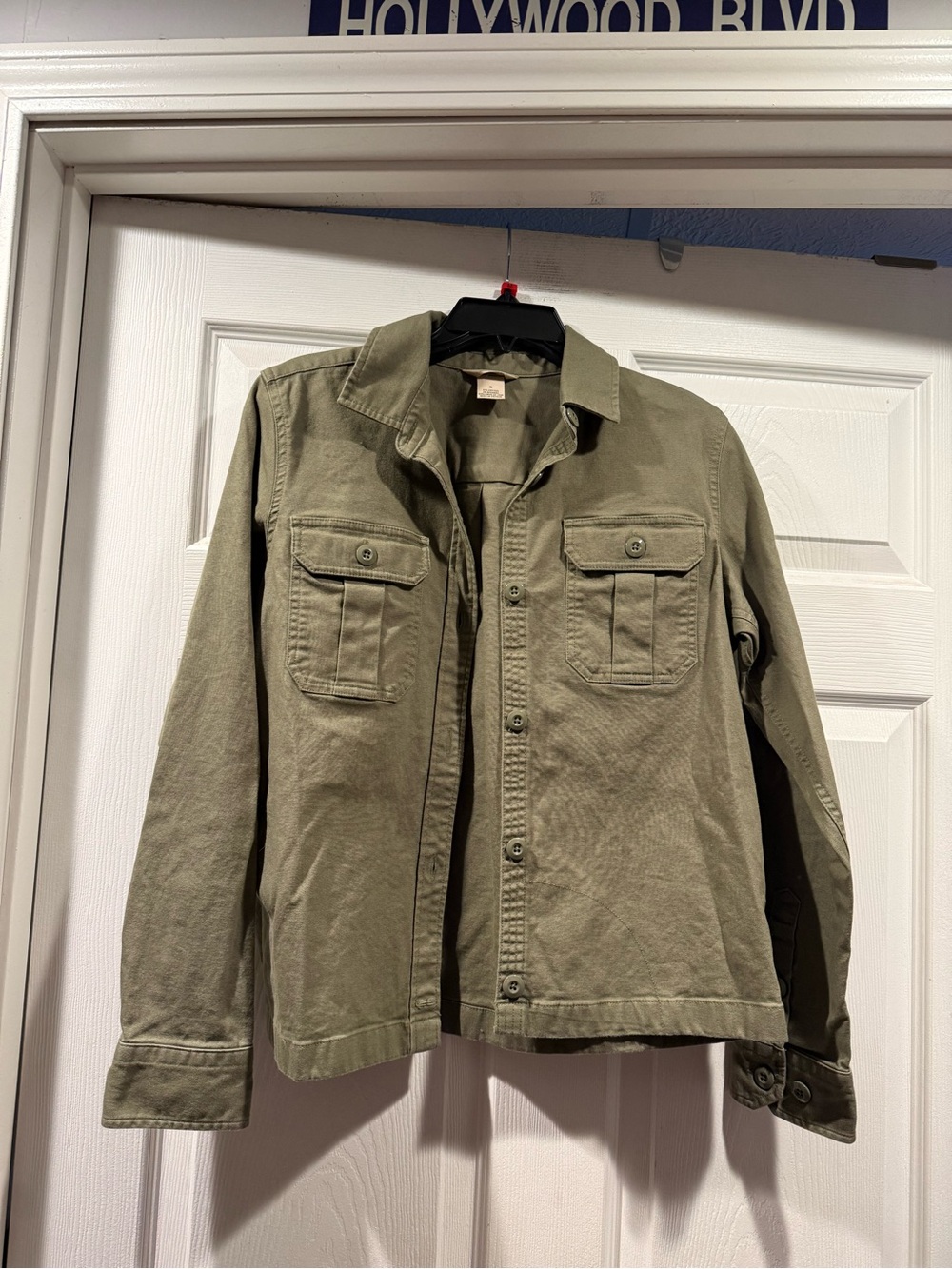 Duluth Trading Co Olive Green Utility Jacket. Size small